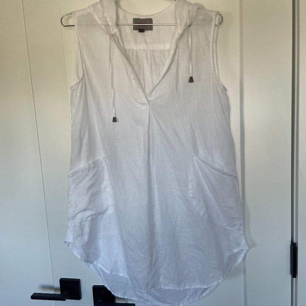 Forcynthia Beachwear Linen Tunic/Coverup